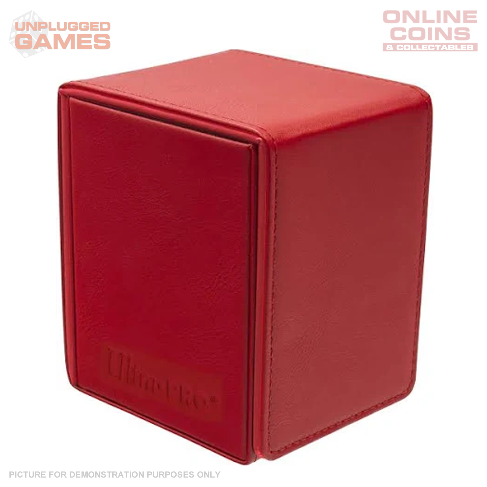 Ultra Pro - Vivid Deck Box - Alcove Flip - RED